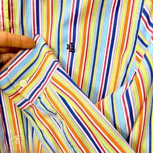 Ralph Lauren woman polo shirt (Med) spring/summer colors